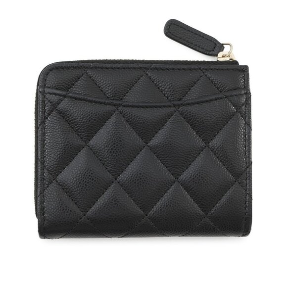 CHANEL CHANEL Timeless Classics L-shaped Calfskin Black - Picture 3 of 8